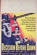 Watch Decision Before Dawn Movie2k